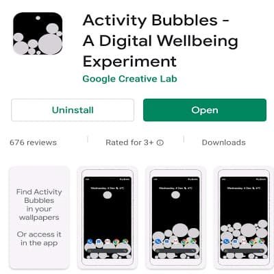 Activity Bubbles App: Kingtech24 