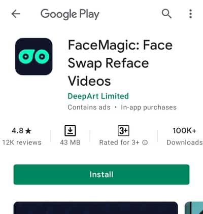 FaceMagic App |  How to do face swap in video?