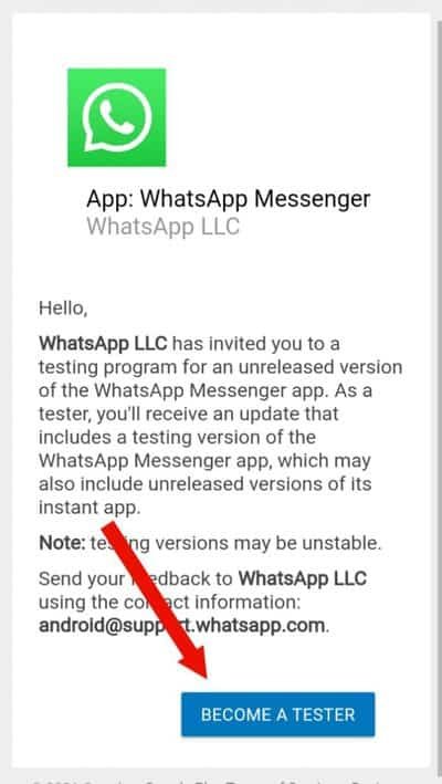 how to join whatsapp beta program