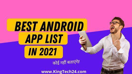 Top 5 Best Android App List In 2021