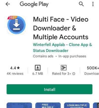 Multi Face - Video Downloader & Multiple Accounts